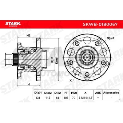 Wheel Bearing Stark SKWB-0180067 SKWB-0180067 - photo 6