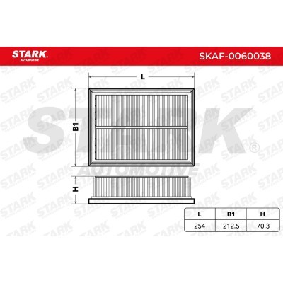 Air Filter Stark SKAF-0060038 SKAF-0060038 - photo 3