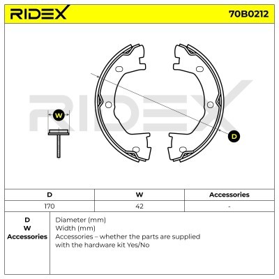 Brake Pads Set RIDEX 70B0212 70B0212 - photo 5