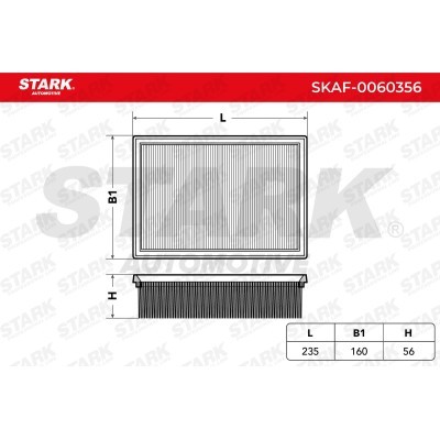Air Filter Stark SKAF-0060356 SKAF-0060356 - photo 2