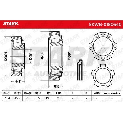 Wheel Bearing Stark SKWB-0180640 SKWB-0180640 - photo 8