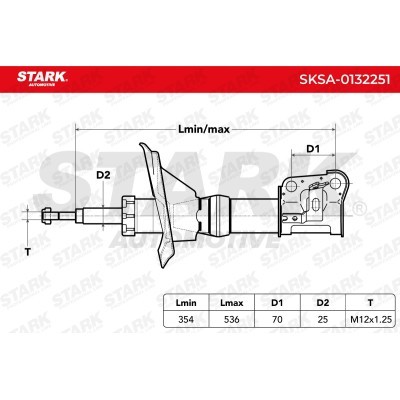 Shock Absorber Stark SKSA-0132251 SKSA-0132251 - photo 3