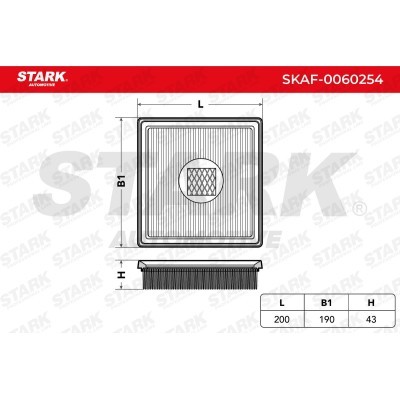Air Filter Stark SKAF-0060254 SKAF-0060254 - photo 6