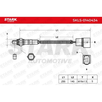 Lambda (Oxygen) Sensor Stark SKLS-0140434 SKLS-0140434 - photo 6