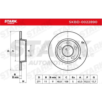 Brake Disc Stark SKBD-0022890 SKBD-0022890 - photo 5