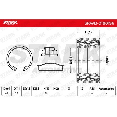 Wheel Bearing Stark SKWB-0180196 SKWB-0180196 - photo 7