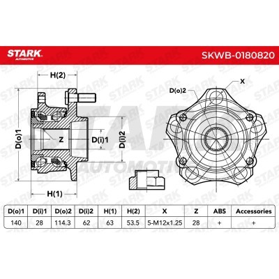 Wheel Bearing Stark SKWB-0180820 SKWB-0180820 - photo 8