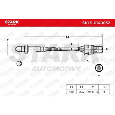Lambda (Oxygen) Sensor Stark SKLS-0140052 SKLS-0140052 - photo 3