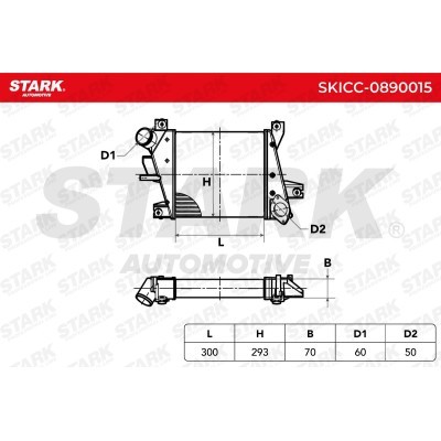 Intercooler, Charger Stark SKICC-0890015 SKICC-0890015 - photo 5