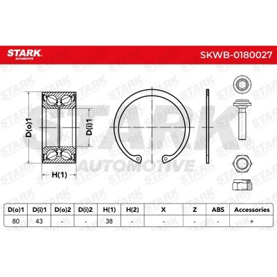 Wheel Bearing Stark SKWB-0180027 SKWB-0180027 - photo 3