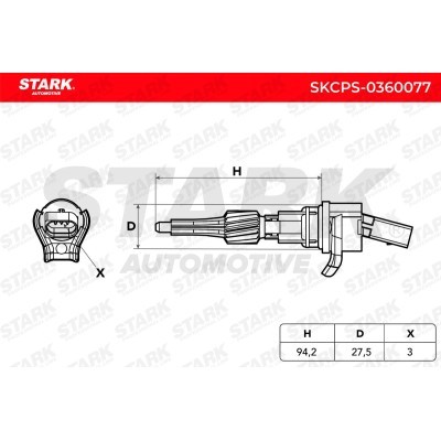 Crankshaft Pulse Sensor Stark SKCPS-0360077 SKCPS-0360077 - photo 3