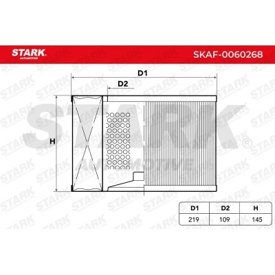 Air Filter Stark SKAF-0060268 SKAF-0060268 - photo 2