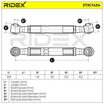 Control Arm RIDEX 273C1434 273C1434 - photo 5