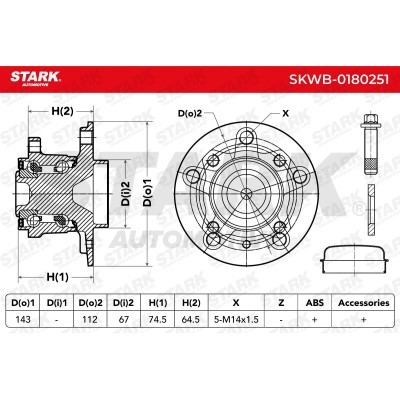 Wheel Bearing Stark SKWB-0180251 SKWB-0180251 - photo 4