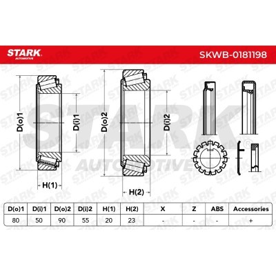 Wheel Bearing Stark SKWB-0181198 SKWB-0181198 - photo 6