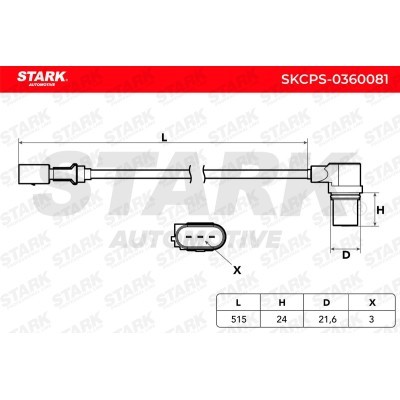 Crankshaft Pulse Sensor Stark SKCPS-0360081 SKCPS-0360081 - photo 6