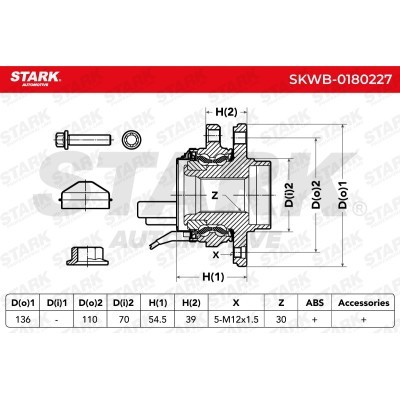 Wheel Bearing Stark SKWB-0180227 SKWB-0180227 - photo 3
