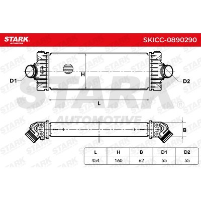 Intercooler, Charger Stark SKICC-0890290 SKICC-0890290 - photo 7