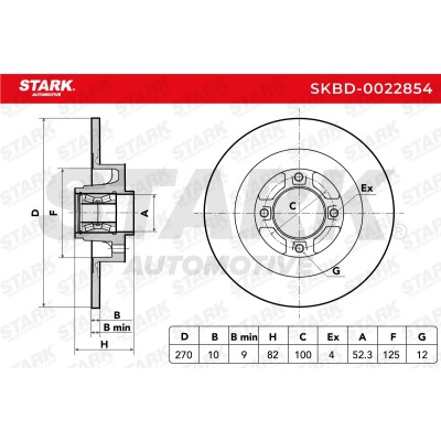 Brake Disc Stark SKBD-0022854 SKBD-0022854 - photo 5