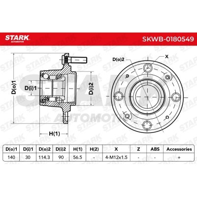 Wheel Bearing Stark SKWB-0180549 SKWB-0180549 - photo 3