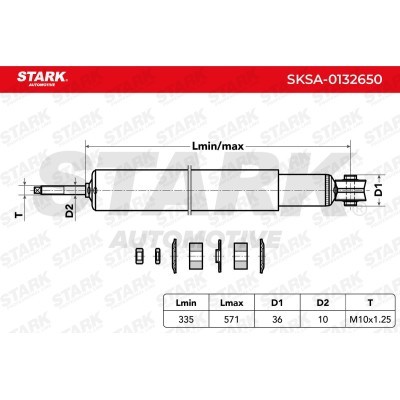 Shock Absorber Stark SKSA-0132650 SKSA-0132650 - photo 5