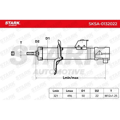 Shock Absorber Stark SKSA-0132022 SKSA-0132022 - photo 3