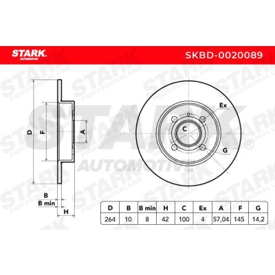 Brake Disc Stark SKBD-0020089 SKBD-0020089 - photo 5
