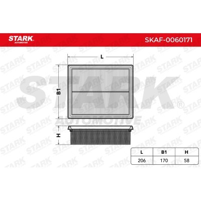 Air Filter Stark SKAF-0060171 SKAF-0060171 - photo 3