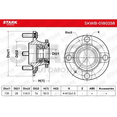 Wheel Bearing Stark SKWB-0180258 SKWB-0180258 - photo 5