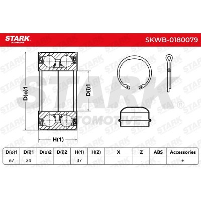 Wheel Bearing Stark SKWB-0180079 SKWB-0180079 - photo 3