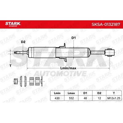 Shock Absorber Stark SKSA-0132187 SKSA-0132187 - photo 3