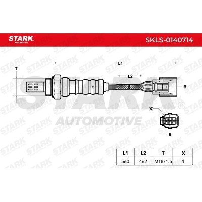 Lambda (Oxygen) Sensor Stark SKLS-0140714 SKLS-0140714 - photo 6