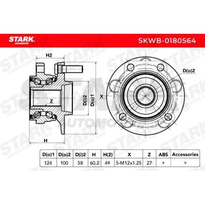 Wheel Bearing Stark SKWB-0180564 SKWB-0180564 - photo 3