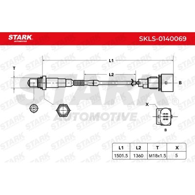 Lambda (Oxygen) Sensor Stark SKLS-0140069 SKLS-0140069 - photo 6