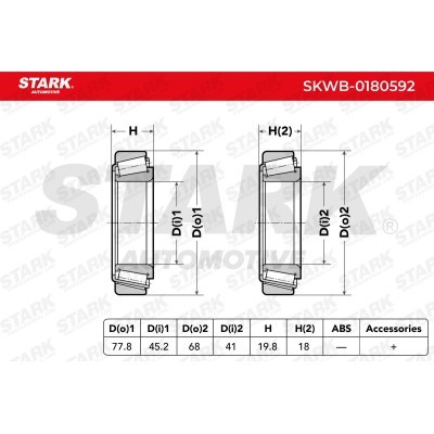 Wheel Bearing Stark SKWB-0180592 SKWB-0180592 - photo 6