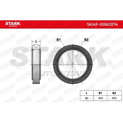 Air Filter Stark SKAF-0060374 SKAF-0060374 - photo 3