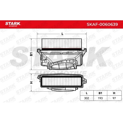 Air Filter Stark SKAF-0060639 SKAF-0060639 - photo 2