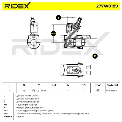 Wheel Brake Cylinder RIDEX 277W0189 277W0189 - photo 9