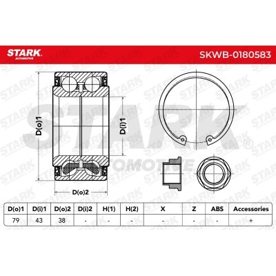 Wheel Bearing Stark SKWB-0180583 SKWB-0180583 - photo 2