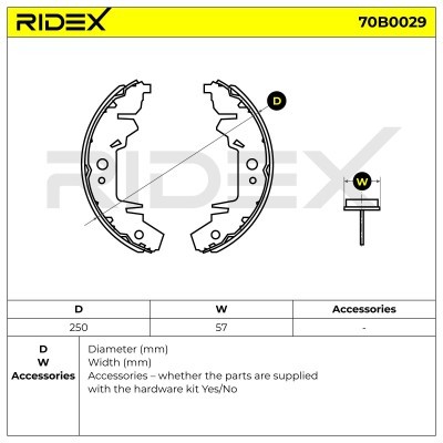 Brake Pads Set RIDEX 70B0029 70B0029 - photo 5