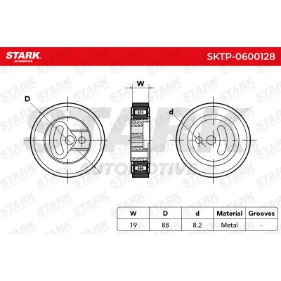 Belt Tensioner V-Ribbed Belt Stark SKTP-0600128 SKTP-0600128 - photo 6