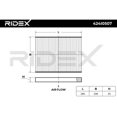Cabin Air Filter RIDEX 424I0507 424I0507 - photo 6