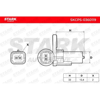 Crankshaft Pulse Sensor Stark SKCPS-0360119 SKCPS-0360119 - photo 6