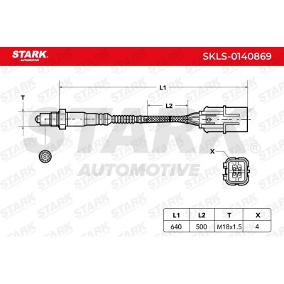 Lambda (Oxygen) Sensor Stark SKLS-0140869 SKLS-0140869 - photo 6