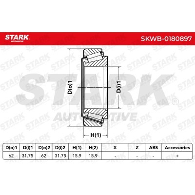 Wheel Bearing Stark SKWB-0180897 SKWB-0180897 - photo 6