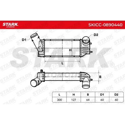 Intercooler, Charger Stark SKICC-0890440 SKICC-0890440 - photo 5