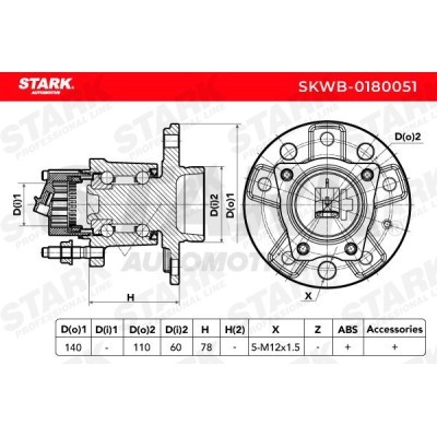 Wheel Bearing Stark SKWB-0180051 SKWB-0180051 - photo 3