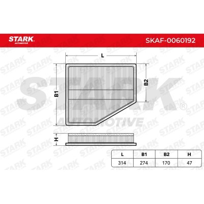 Air Filter Stark SKAF-0060192 SKAF-0060192 - photo 2