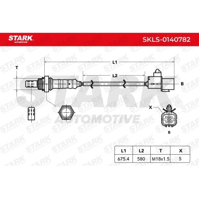 Lambda (Oxygen) Sensor Stark SKLS-0140782 SKLS-0140782 - photo 6