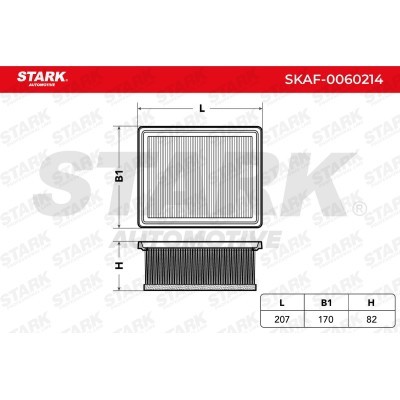 Air Filter Stark SKAF-0060214 SKAF-0060214 - photo 3